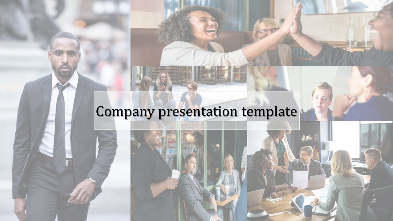 Company presentation template